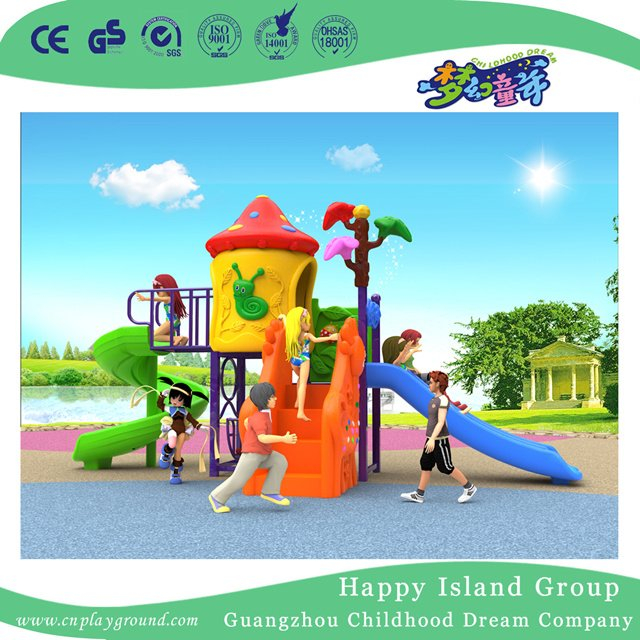  New Design Outdoor Middle Size Combination Mushroom House Children Playground Equipment (H17-A10)