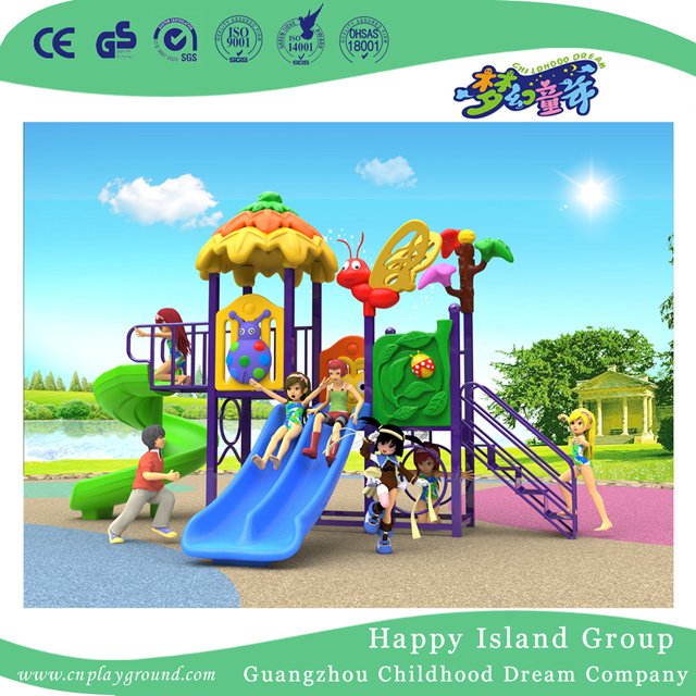 New Outdoor Small Children Vegetable House Playground Equipment with Apple (H17-A14)