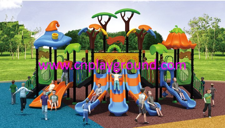 2018 Outdoor Cartoon Vegetable Roof Playground Equipment for Children (HG-9201)