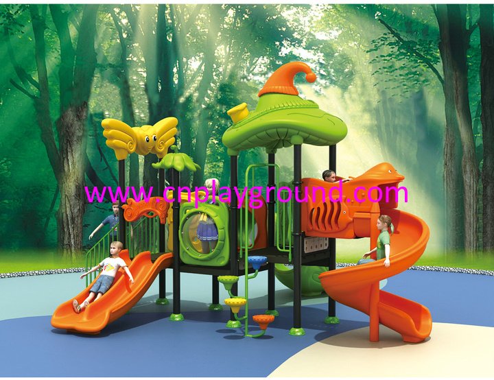  Outdoor Vegetable Roof with Butterfly Children Playground Equipment (HG-9401)