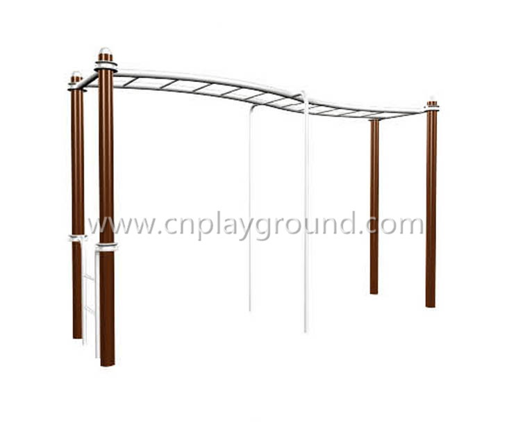 Outdoor Physical Exercise Equipment Waved Climbing Ladder (HA-12904)