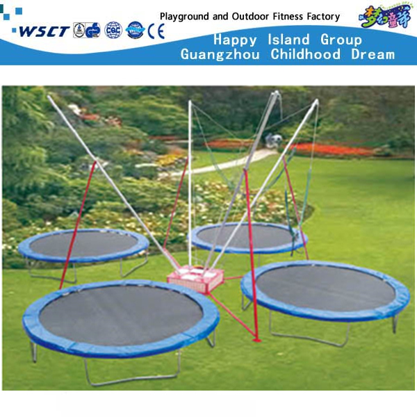  Luxury Open Adult 4 Person Jumping Trampoline On Stock