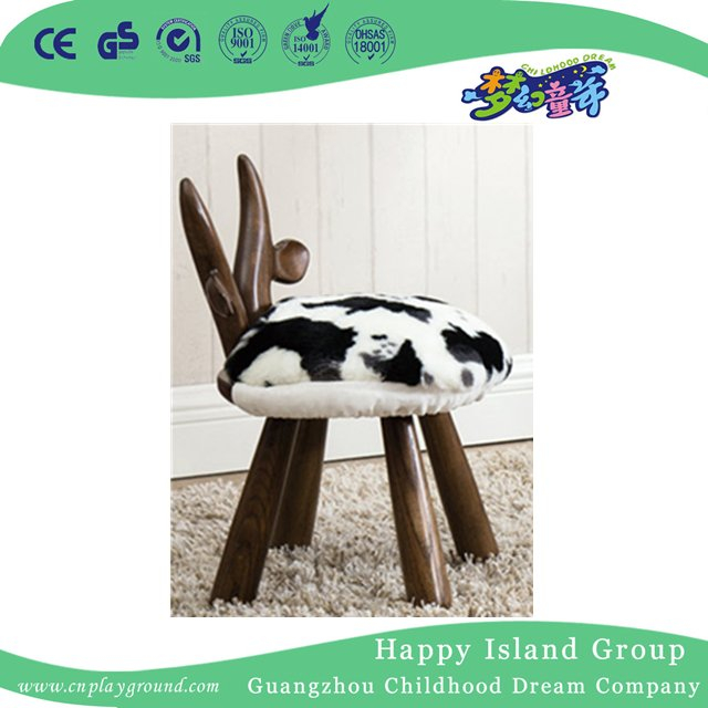 New Design School Children Wooden Cartoon Feature Chair with Soft Cushion (HG-3701)