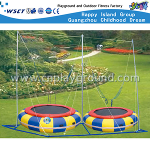 Outdoor 2 Person Small Inflatable Jumping Trampoline (A-17903)