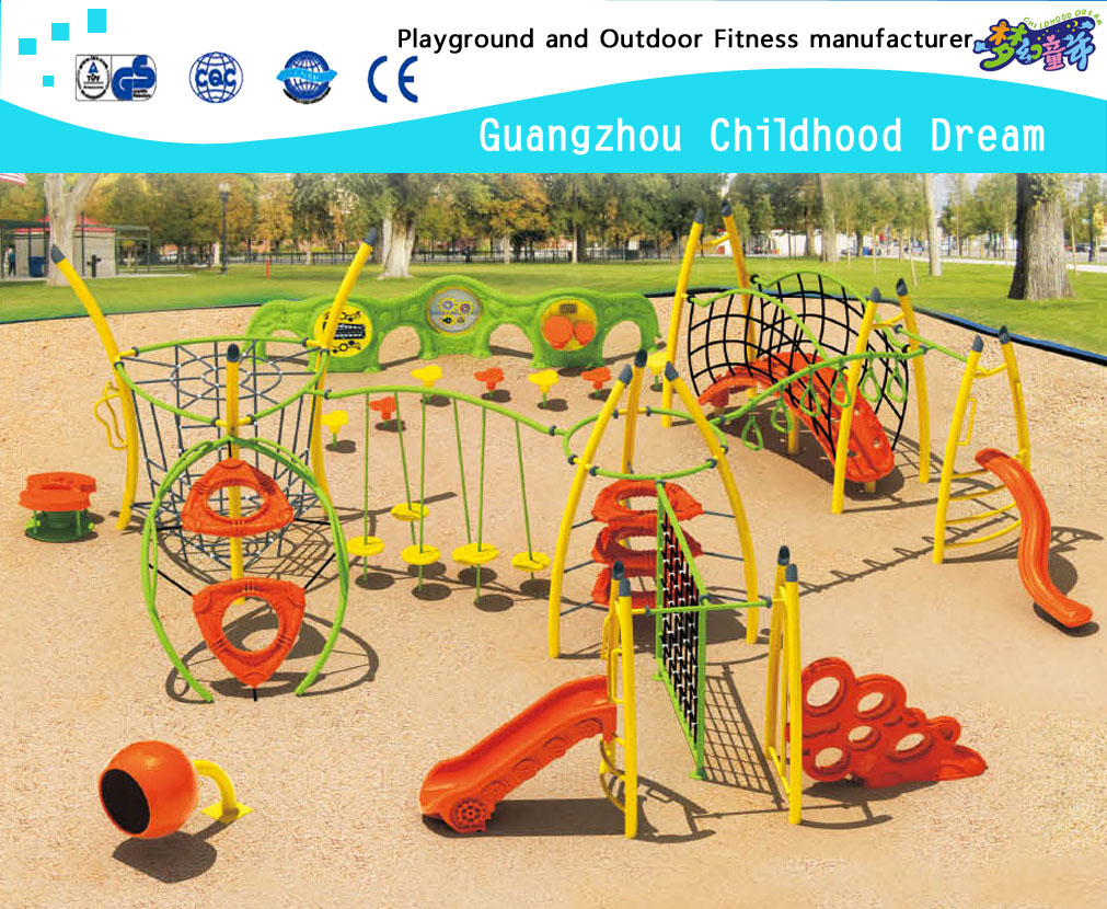 School Galvanized Steel Sea Breeze Playground Plastic Slide Equipment for Children Play (H13-OPE-SEA001)