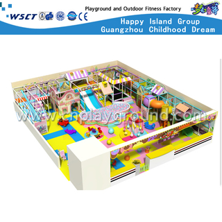 Public Middle Kids Cartoon Indoor Playground On Promotion (H13-60013)