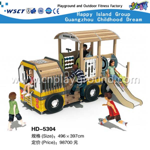 Mini Lovely Children Outdoor Wooden Playground Play Equipment (HD-5304)