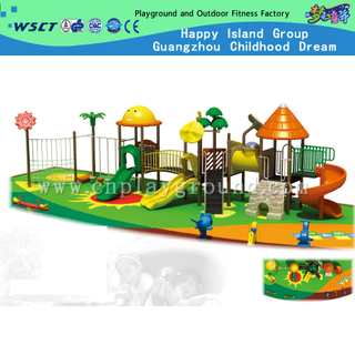 Outdoor Large Children Animal Galvanized Steel Playground with Slide Equipment（HD-3001）