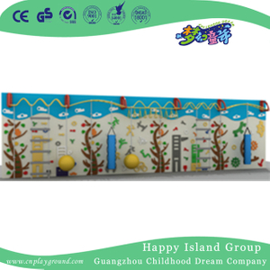Wooden Outdoor Children Play Adventure Climbing Wall Playground
