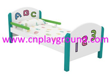 Lovely Wooden Single School Baby Bed with Letters And Numbers (HG-6308)
