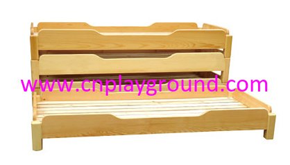 Preschool Wooden Convertible Portable Bed for Toddler (HG-6405)