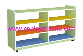 School Colorful Wooden Six Partition Shelves (HG-5402)