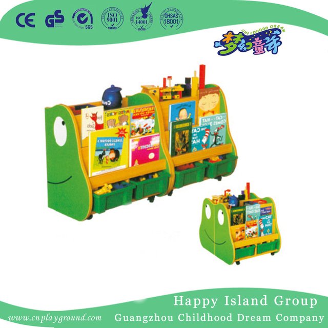 School Cartoon Truck Model Toddler Books Shelf (HG-6010)