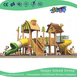Outdoor Unique Wooden Playhouse Playground For Children (1906902)