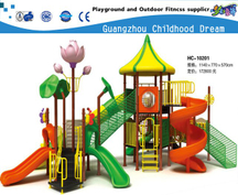 Outdoor School Seville Playground Equipment with Lotus Flower (HC-10201)