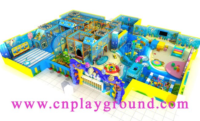 New Design Indoor Ocean World Theme Children Playground Equipment (HD-16SH01)