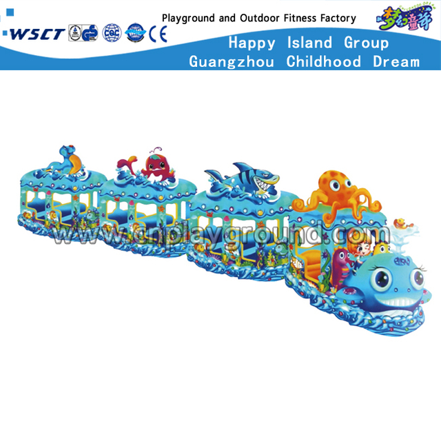 Mini Cartoon Plane Design Children Electric Railway Train (HD-10502)
