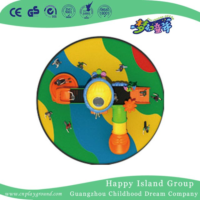 New Outdoor Children S Slide Vegetable Playground Equipment with Flower (HG-9702)
