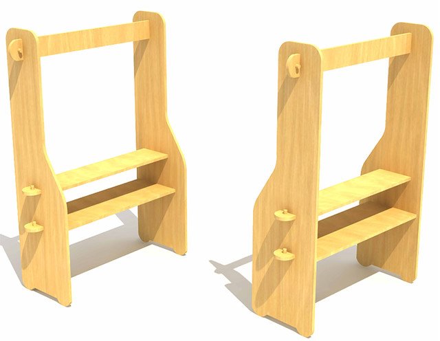 wooden kids role play shelf 008615989279205