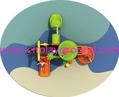  Outdoor Vegetable Roof with Butterfly Children Playground Equipment (HG-9401)