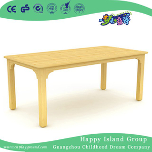 School Children Wooden Rectangle Table Desk Furniture (HG-3902)
