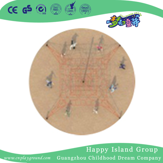 Outdoor Red Climbing Net Tower For Challenge (1918601)