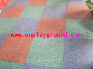New & high-grade outdoor playground flooring rubber mat on stock
