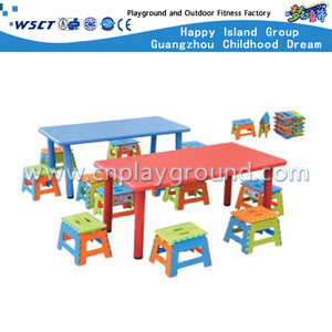  Kindergarten Furniture Kids Small Plastic Table and Chair Sets (M11-07106)
