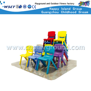 Kindergarten Solid Different Colors Plastic Chair for Children (M11-07608)