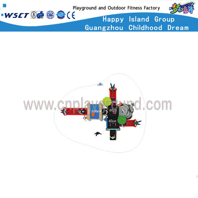 Tree House Type Children Galvanized Steel Playground for Backyard (HF-16202)