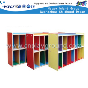 School Children Wooden Fourteen Shelves Bag Cabinet(M11-08806)