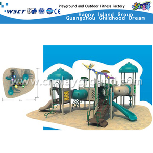 Commercial School Kids Sevilla Galvanized Steel Playground Set For Sale(HAP-01701)