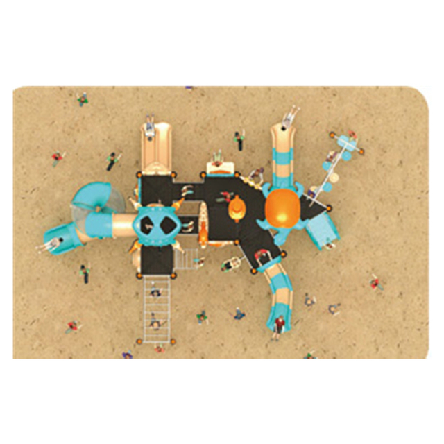 Cartoon Blue Ocean Animal Playground for Kids Play (HJ-12302)