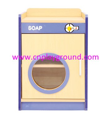 Kindergarten Toddler Role Play Wooden Washer Modeling Cabinet (HG-4404)