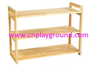 School Simple Rustic Wooden Partition Shelf (HG-4206)