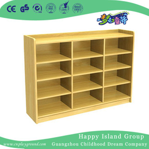 Kindergarten Natural Wood Storage Cabinet (HG-4303)