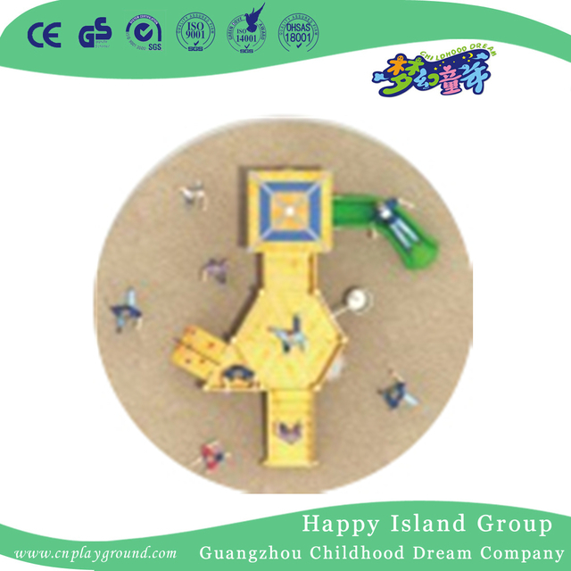 Outdoor Wooden Simple Playhouse Playground Equipment (1908402)